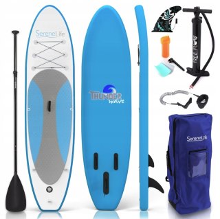 Deska Sup Paddle Board 320Cm, Antyposlizgowa, Zestaw Akcesoriów Serenelife