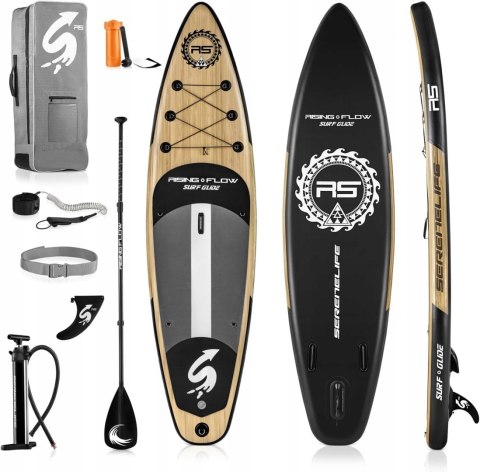 Deska Sup Pompowana Serenelife 320X84 Paddle Board Z Akcesoriami 150Kg