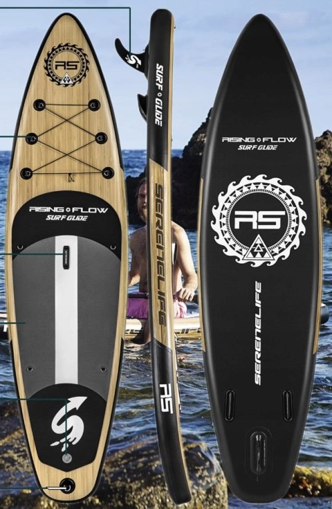 Deska Sup Pompowana Serenelife 320X84 Paddle Board Z Akcesoriami 150Kg