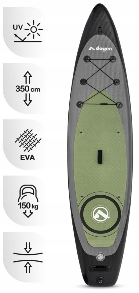 Deska Sup Slogen Active 350 Cm Z Akcesoriami I Uchwytem Na Gopro