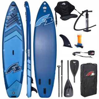 Deska Pompowana Sup F2 11'6 Combo Navy Blue Z Wiosłem 2W1 I Siedziskiem