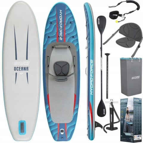 Deska Sup 2W1 Bestway Hydro-Force Nadmuchiwana Z Oparciem I Podnóżkiem