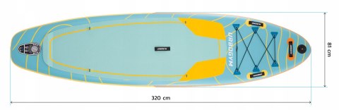 Deska Sup 320Cm All-Around Z Siedziskiem I Uchwytem Gopro Hybryda Sup Kajak