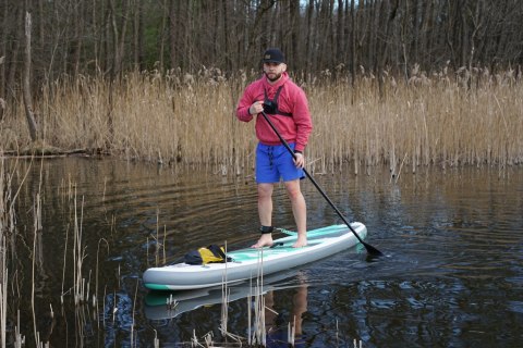 Deska Sup 320Cm Dla Początkujących Z Akcesoriami - Allround, Pompka, Wiosło