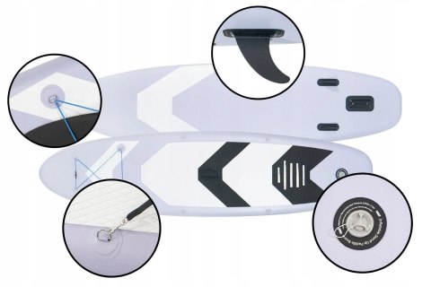 Deska Sup 320Cm Pompowana, 2-Ściankowa Z Antyposlizgową Pianą I Torbą