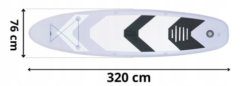 Deska Sup 320Cm Pompowana, 2-Ściankowa Z Antyposlizgową Pianą I Torbą
