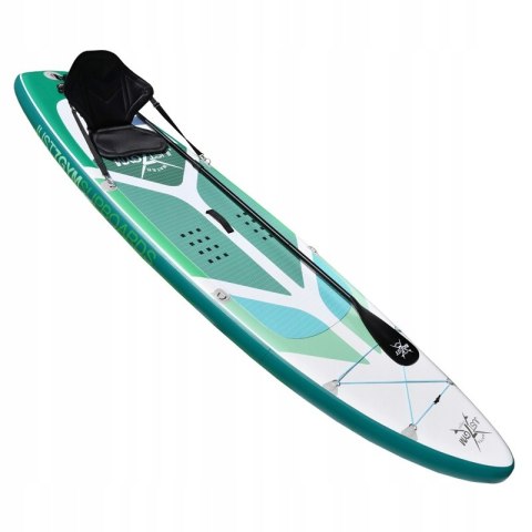 Deska Sup 320Cm Pompowana Dwuwarstwowa Z Siedziskiem I Wiosłem 2W1 Fitness
