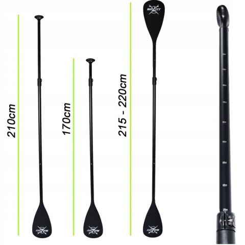 Deska Sup 320Cm Pompowana Dwuwarstwowa Z Siedziskiem I Wiosłem 2W1 Fitness