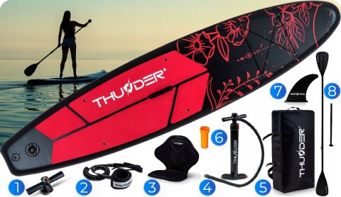 Deska Sup 320Cm Pompowana Z Akcesoriami: Siedzisko I Dwustronne Wiosło