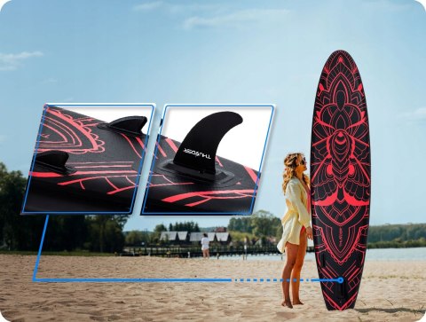 Deska Sup 320Cm Pompowana Z Akcesoriami: Siedzisko I Dwustronne Wiosło