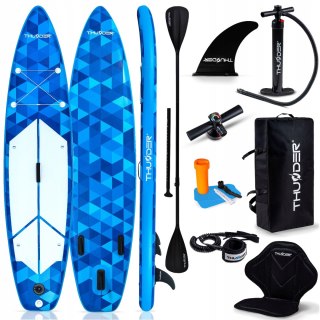 Deska Sup 320Cm Pompowana Ze Siedzeniem, Dwustronne Wiosło I Plecak 150Kg