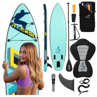 Deska Sup 340Cm 180Kg Drop Stitch - Stand Up Paddle, Kompletny Zestaw