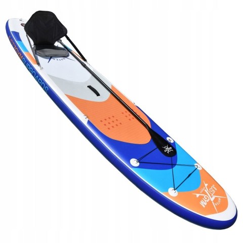 Deska Sup 350Cm 2W1 Z Wiosłem, Siedziskiem I Pompką Do Fitness I Wędkowania