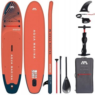 Deska Sup Aqua Marina Monster 12'0 2 Osobowa, Do 170Kg, Zestaw Podstawowy