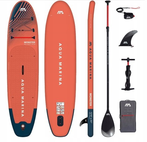 Deska Sup Aqua Marina Monster 12'0 390L 366Cm All-Round Dla Początkujących