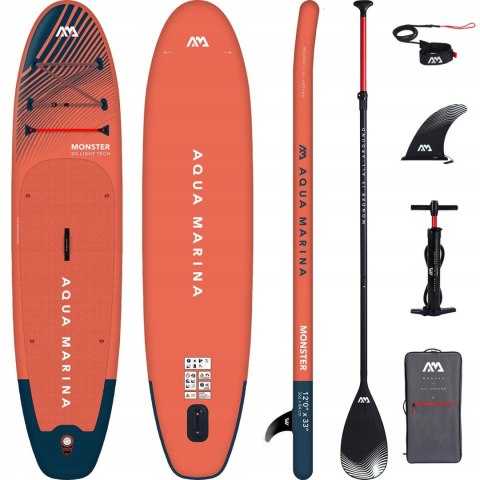 Deska Sup Aqua Marina Monster 12'0 390L 366Cm All-Round Dla Początkujących