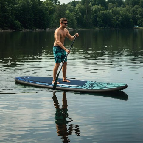 Deska Sup Athler Sea 70 Pompowana 2W1 - Wiosło I Siedzisko, Smycza 150 Kg
