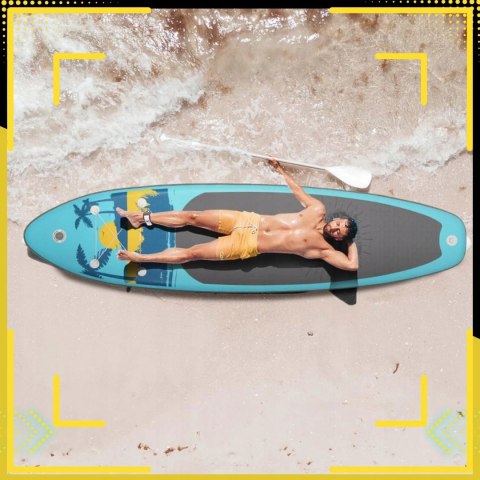 Deska Sup Funwater 335Cm Pompowana Do Wody, Z Wiosłem I Zestawem Akcesoriów