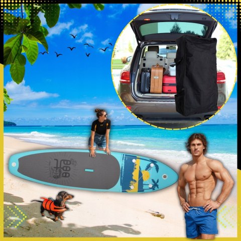 Deska Sup Funwater 335Cm Pompowana Do Wody, Z Wiosłem I Zestawem Akcesoriów