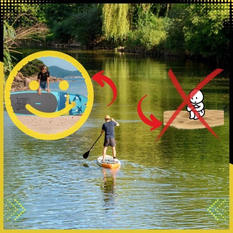 Deska Sup Funwater 335Cm Pompowana Do Wody, Z Wiosłem I Zestawem Akcesoriów