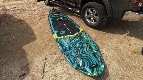 Deska Sup Skatinger Prana Yoga 350X89x15 Cm - Antypoślizgowa, Premium Zestaw