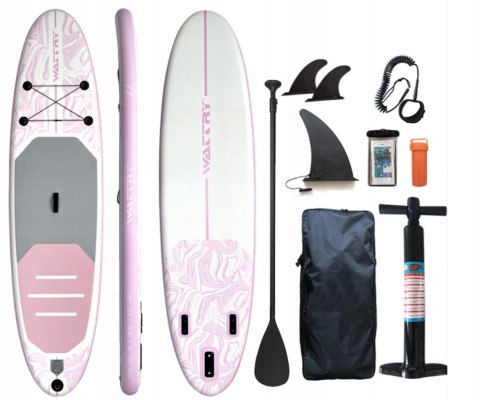 Deska Sup Stabilna Pompowana Wattry 320X81x15 Cm Z Pompą I Wiosłami 160 Kg