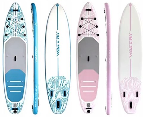 Deska Sup Stabilna Pompowana Wattry 320X81x15 Cm Z Pompą I Wiosłami 160 Kg