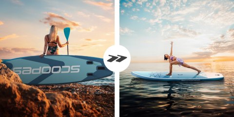 Deska Sup Velo 320 Cm 2W1 - Sup I Kajak, Siedzisko, Wiosło, Pompka, Plecak