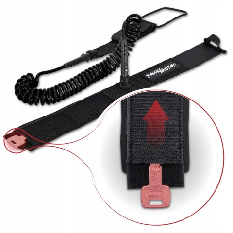 Leash Linka Bezpieczeństwa Zabezpieczająca Do Deski Sup Smycz Na Kostkę 3M