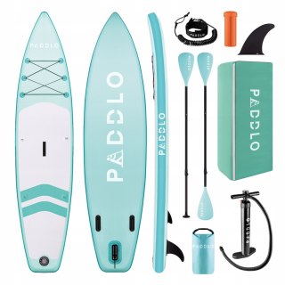 Deska Sup 350Cm Paddlo Zestaw - Wiosło 2W1, Pompka, Plecak I 3 Stateczniki