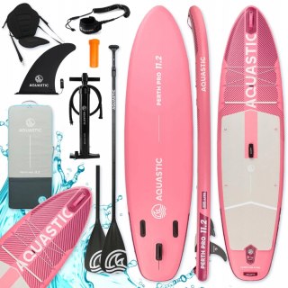 Deska Sup Aquastic Perth Pro 340Cm Allround Z Wiosłem, Pompą I Siedziskiem