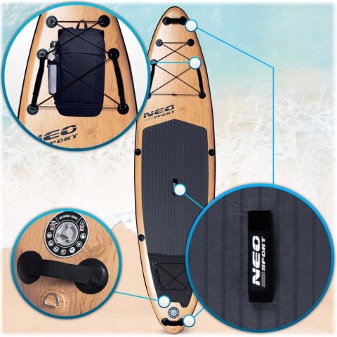 Deska Sup Aquasurf 320Cm - Kompletny Zestaw: Pompa, Wiosło, Torba, Plecak