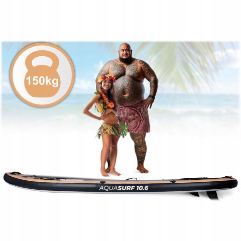 Deska Sup Aquasurf 320Cm - Kompletny Zestaw: Pompa, Wiosło, Torba, Plecak