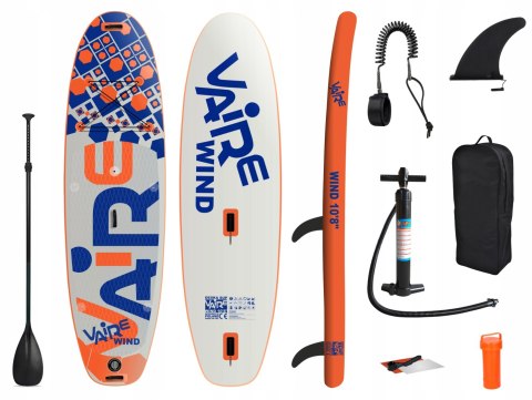 Deska Sup Vaire Wind 10'8 Pompowana Do Windsurfingu Ze Żaglem I Siodełkiem