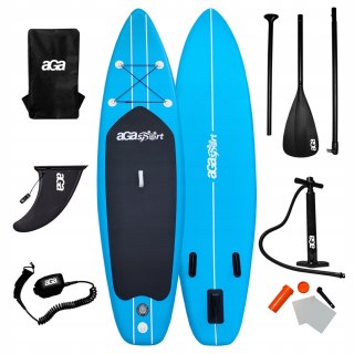 Dmuchana Deska Sup Aga Ds2206 320X81x15 Cm - Łatwa I Stabilna Do Pływania