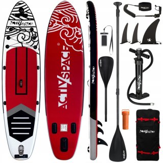 Sup Deska 320Cm Pomp. Z Wiosłem I Akcesoriami - 180Kg Kompaktowa Uv Odporna