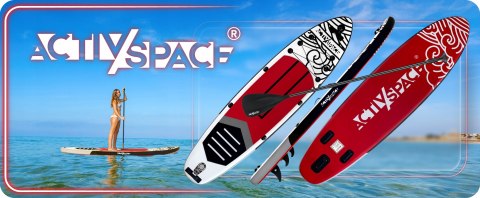Sup Deska 320Cm Pomp. Z Wiosłem I Akcesoriami - 180Kg Kompaktowa Uv Odporna