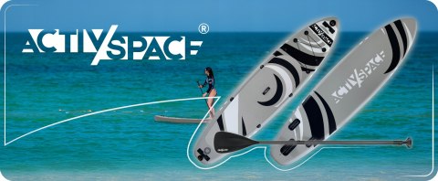 Sup Deska Pompowana 350Cm 220Kg Z Wiosłem, Siedziskiem, Plecakiem - Activ