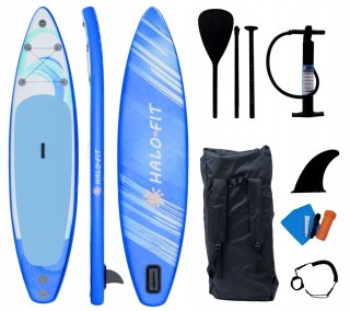 Deska Sup 335Cm Halo-Fit Sup11 Zestaw Z Wiosłem, Pompką I Płetwą 150Kg