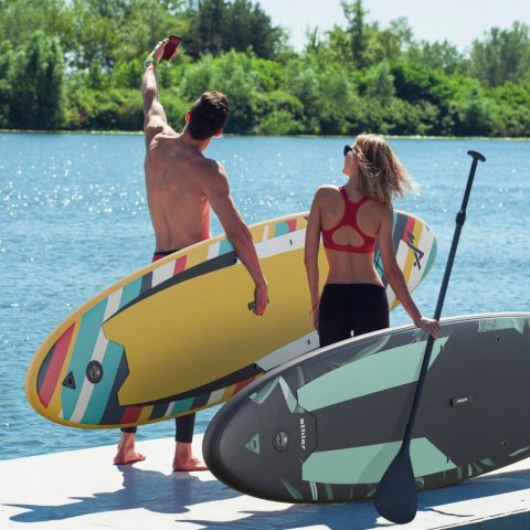Deska Sup Pompowana 2W1 Athler Sea 70 - Zestaw: Siodłko, Wiosło, Plecak