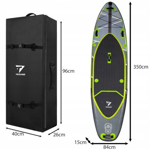 Deska Sup Trizand 350 Cm Z Siedziskiem I Akcesoriami, Max. 170 Kg