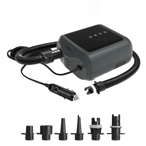 Elektryczna Pompka 12V Lcd 16 Psi Do Sup, Kajaka I Materaca - Mobilna, Auto