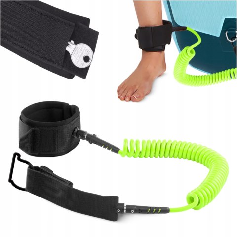 Leash Do Deski Sup Tsunami 1-3M Neopren, Elastyczna Linka Bezpieczeństwa