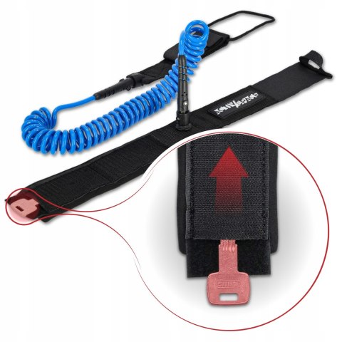 Leash Do Supa - Linka Bezpieczeństwa Na Kostkę, 3M Neopren/Pvc Activ/Space