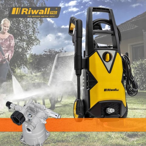 Myjka Ciśnieniowa Riwall Repw 120 - Aluminiowa Pompa 230 Bar, 1500 W