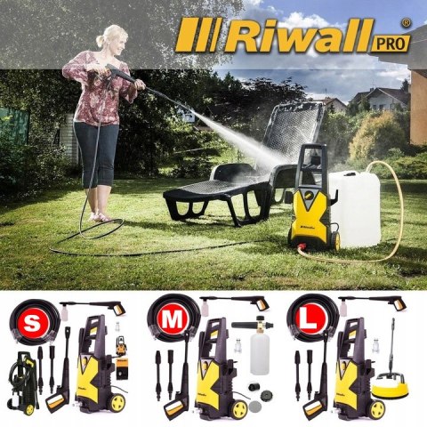 Myjka Ciśnieniowa Riwall Repw 120 - Aluminiowa Pompa 230 Bar, 1500 W