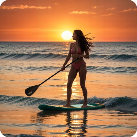 Wiosło 2W1 Do Sup Kajakowego I Kanadyjskiego Składane Regulowane 230Cm