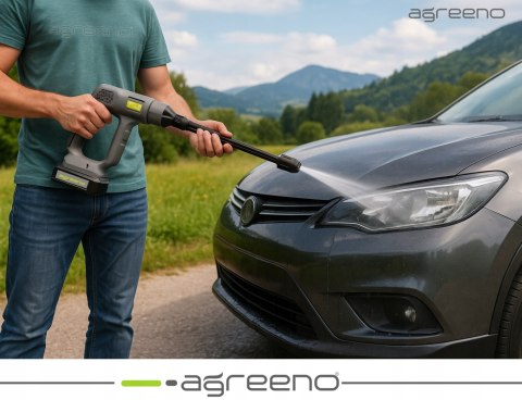 Akumulatorowa Myjka Ciśnieniowa Agreeno Ag-480, 61 Bar, 2X2ah, 8 M Węża