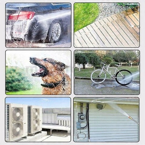Bezprzewodowa Myjka Wysokociśnieniowa 88V 1500W Z 2 Aku 10000Mah 3 Tryby