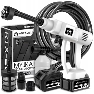 Myjka Ciśnieniowa Akumulatorowa 1000W 60 Bar 3 Tryby Ciśnienia 2X 21V 4Ah